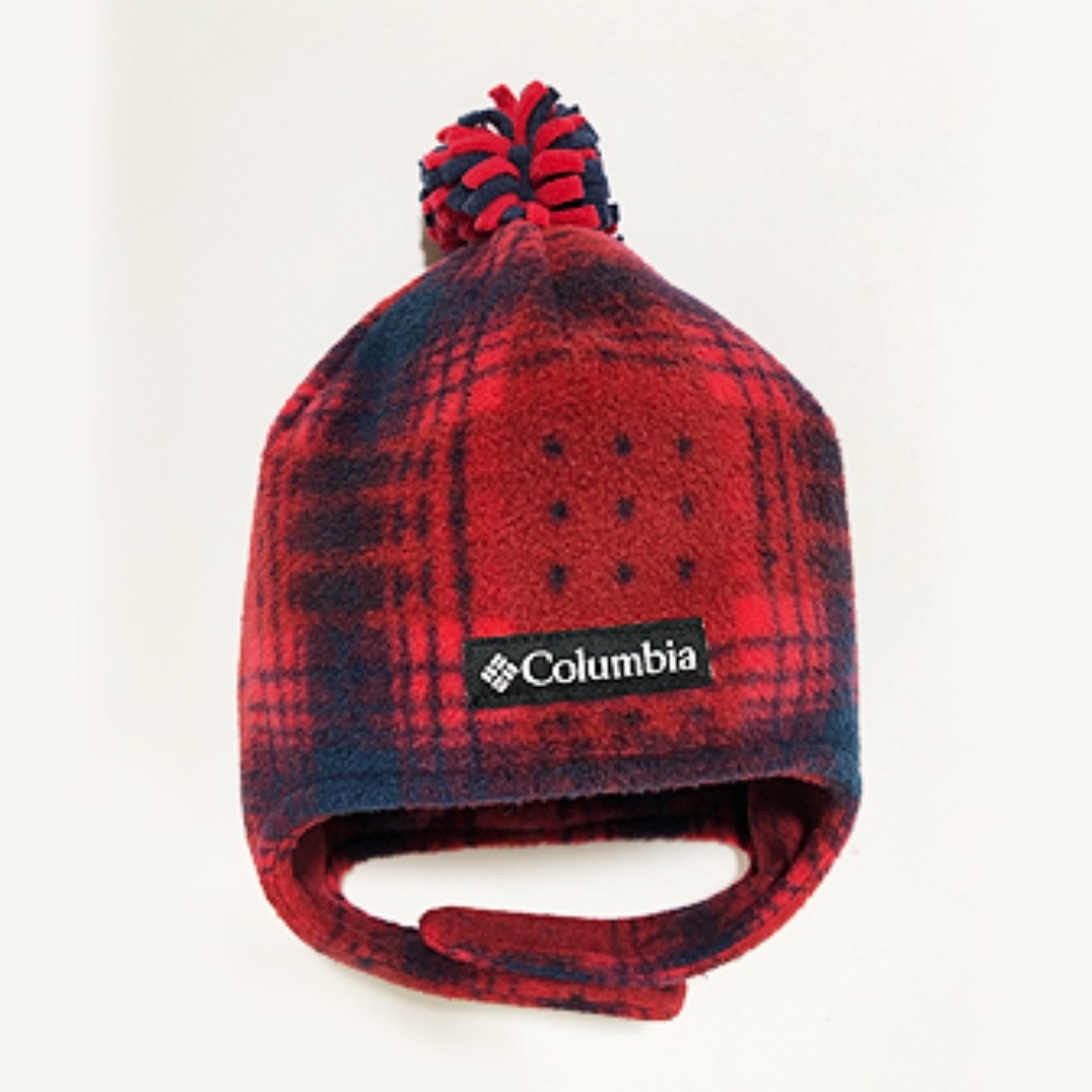 Columbia Toddler Frosty II Earflap Plaid Beanie Hat